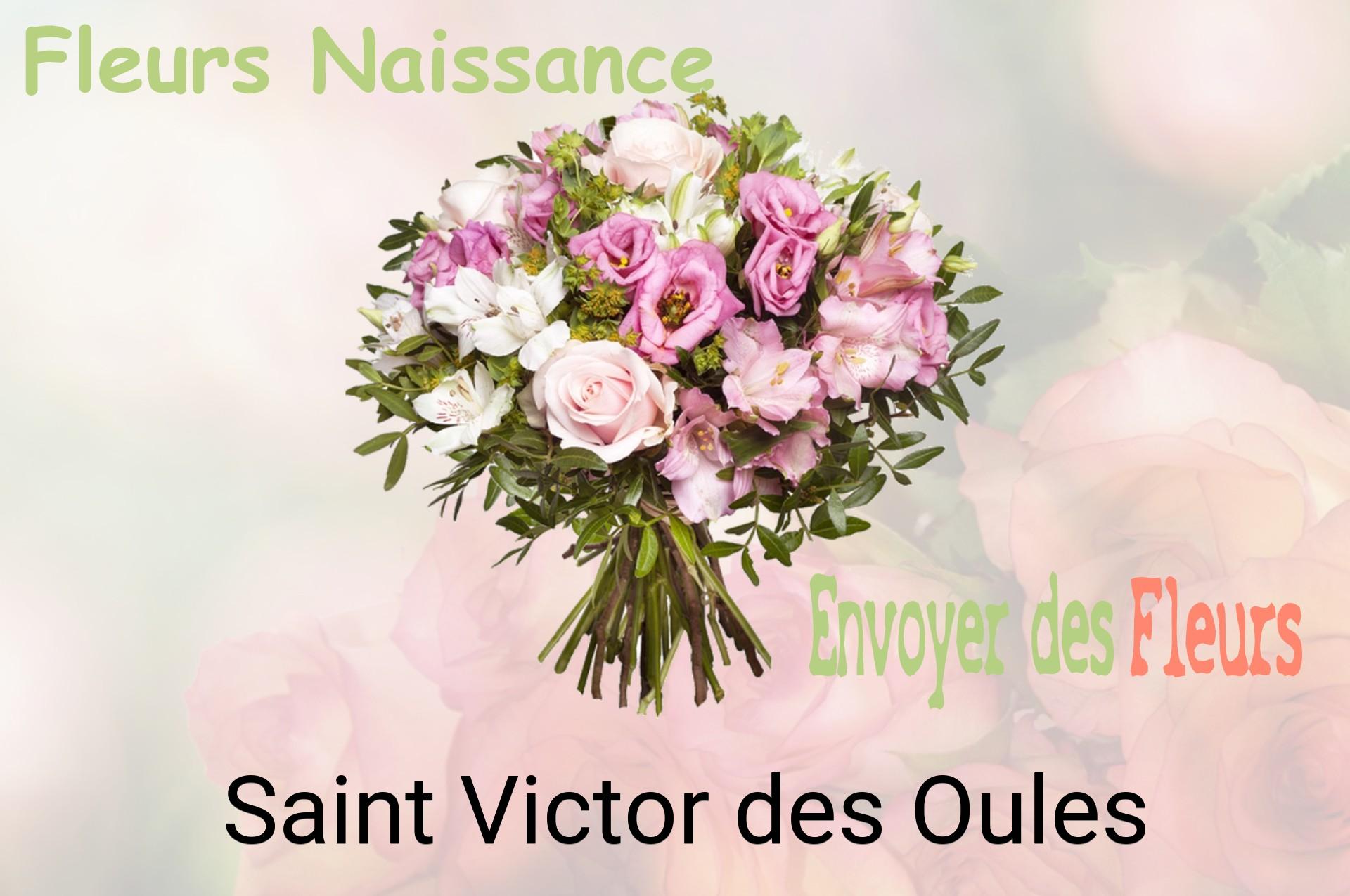 Bouquet de fleurs de naissance livré à Saint-Victor-des-Oules